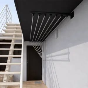 Window safety net installation