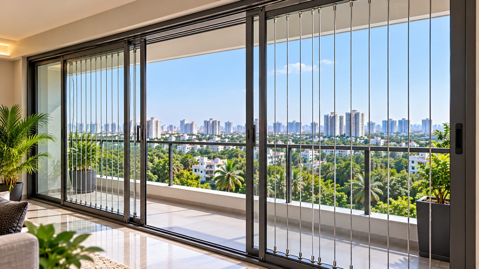 Sliding invisible grills in Hyderabad