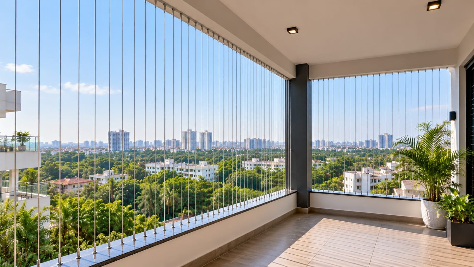 Open area invisible grills in Hyderabad