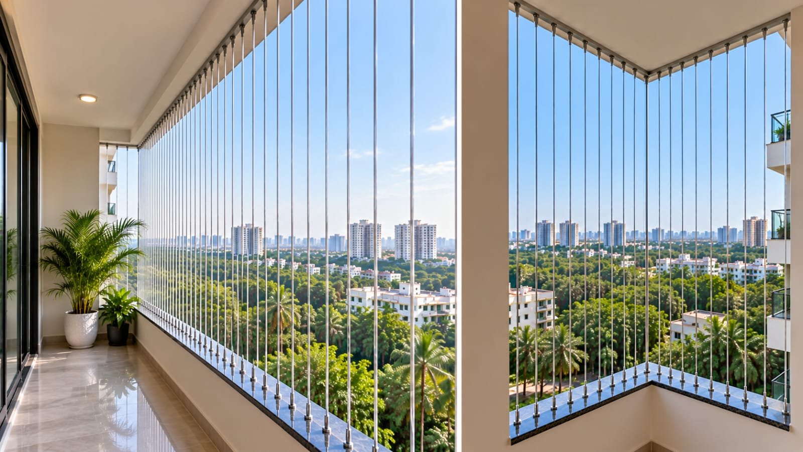Vertical invisible grills in Hyderabad